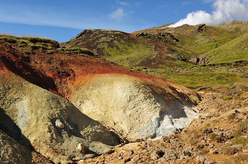 Island 2011 - geoterm. pole Seltún, poloostr. Reykjanes 