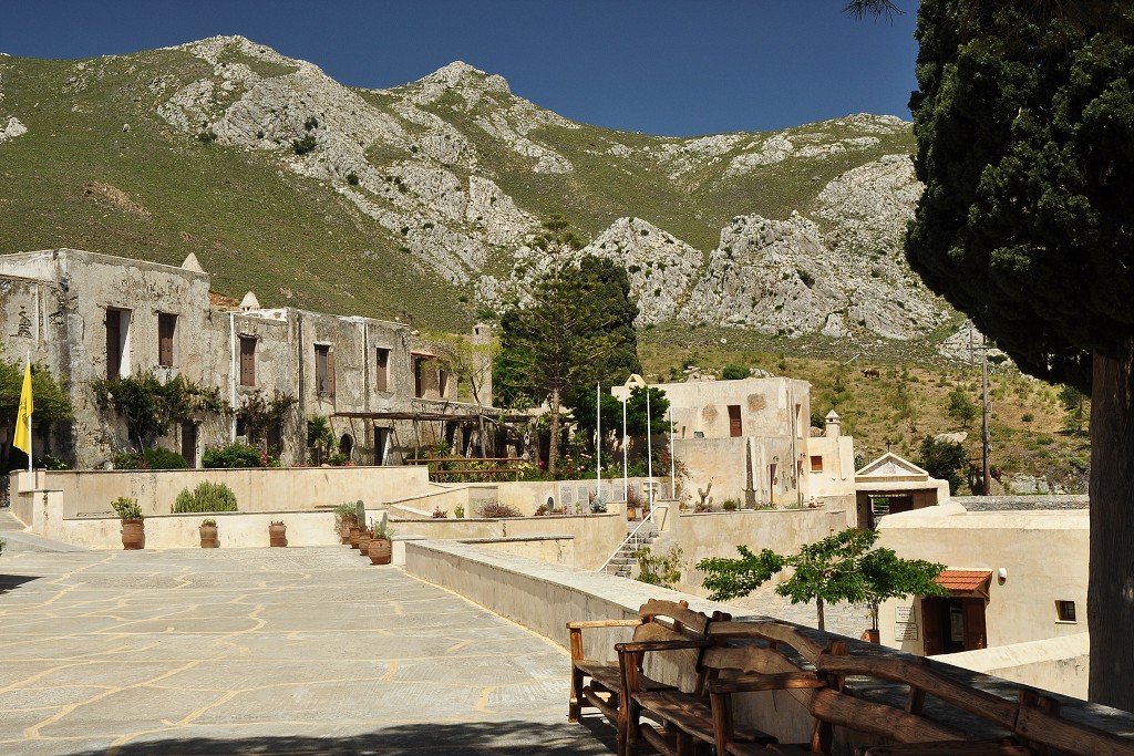 Kréta - klášter Piso Preveli 