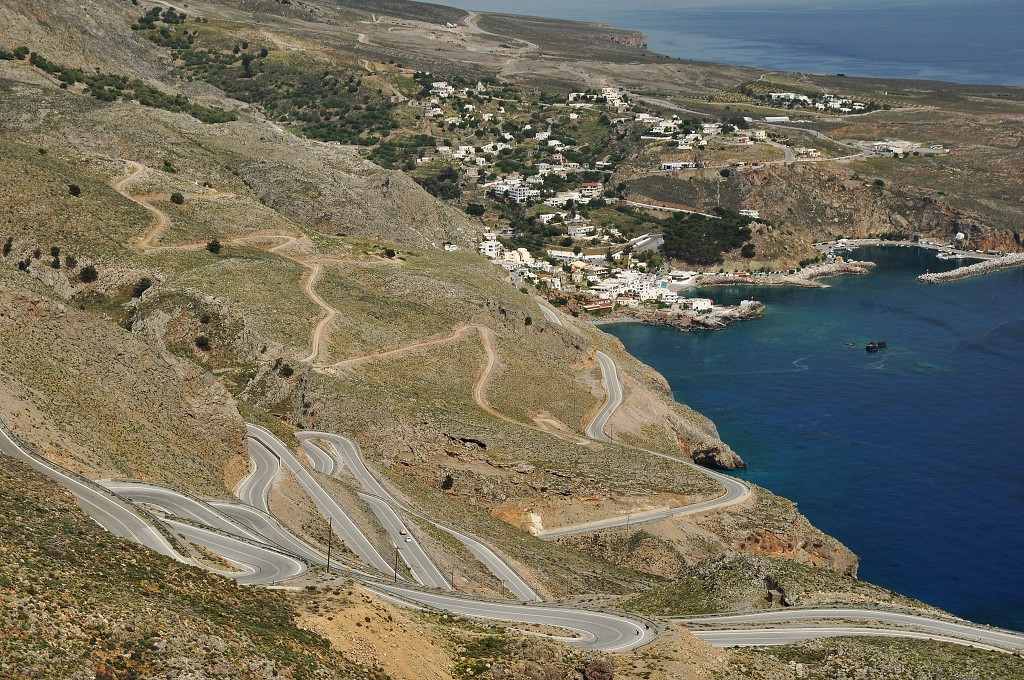 Kréta - silnice Chora Sfakion - Aradhena 