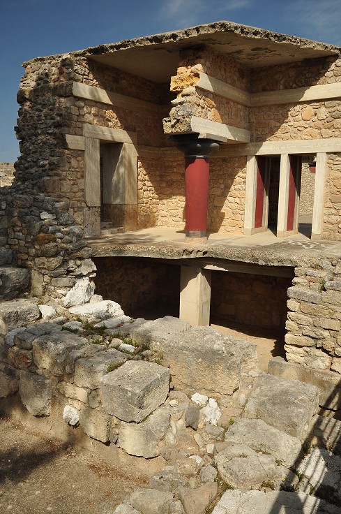 Kréta - minojský palác Knóssos u Iraklionu 