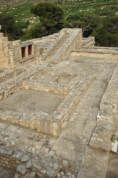Kréta - minojský palác Knóssos u Iraklionu 