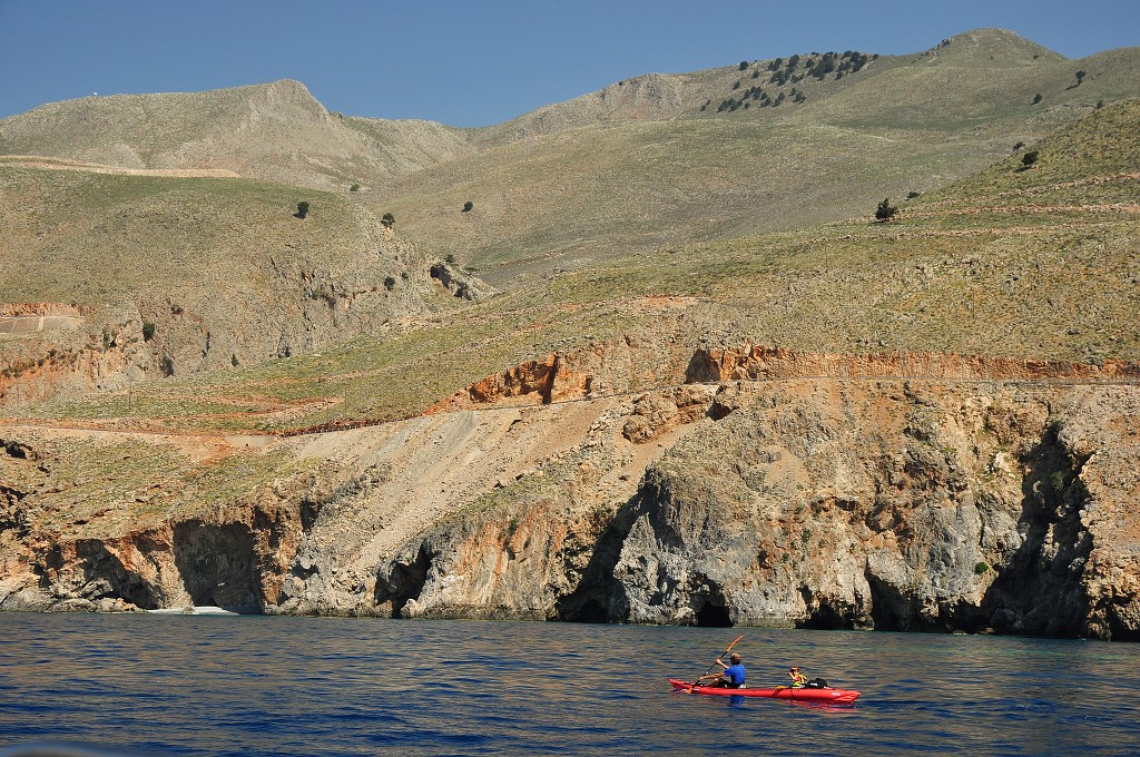 Kréta - lodí z Chora Sfakion do Loutro 
