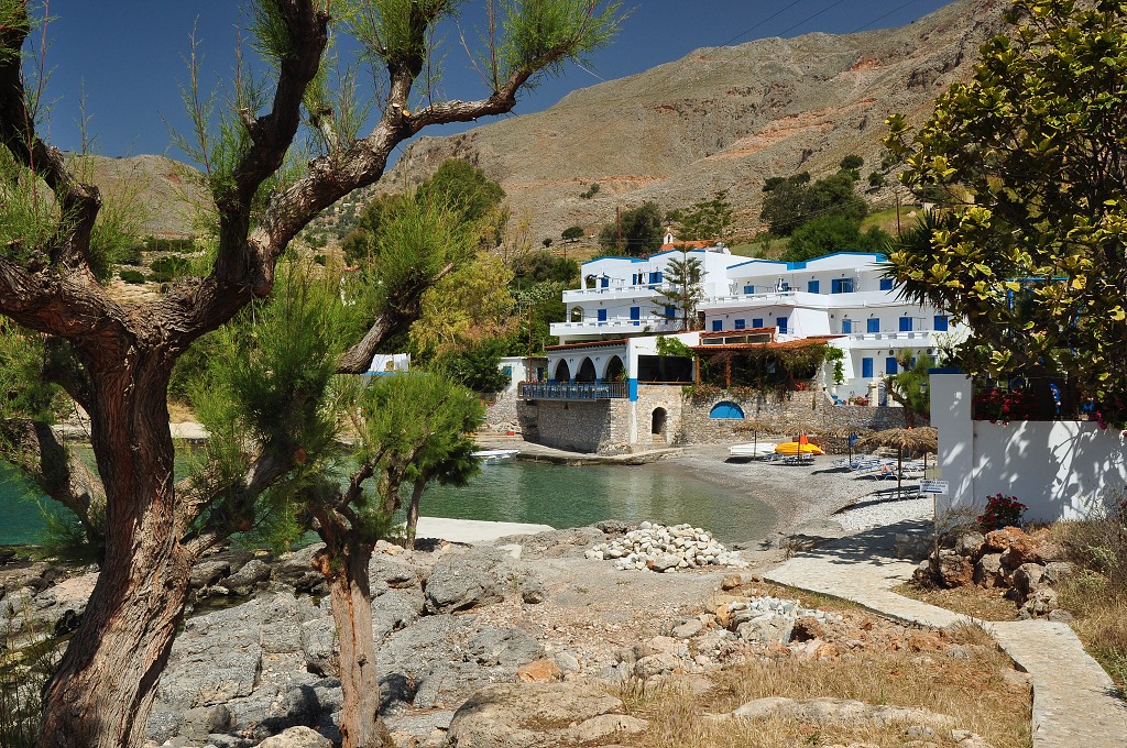 Kréta - pěšky po pobřeží z Loutro do zátoky Mármara 