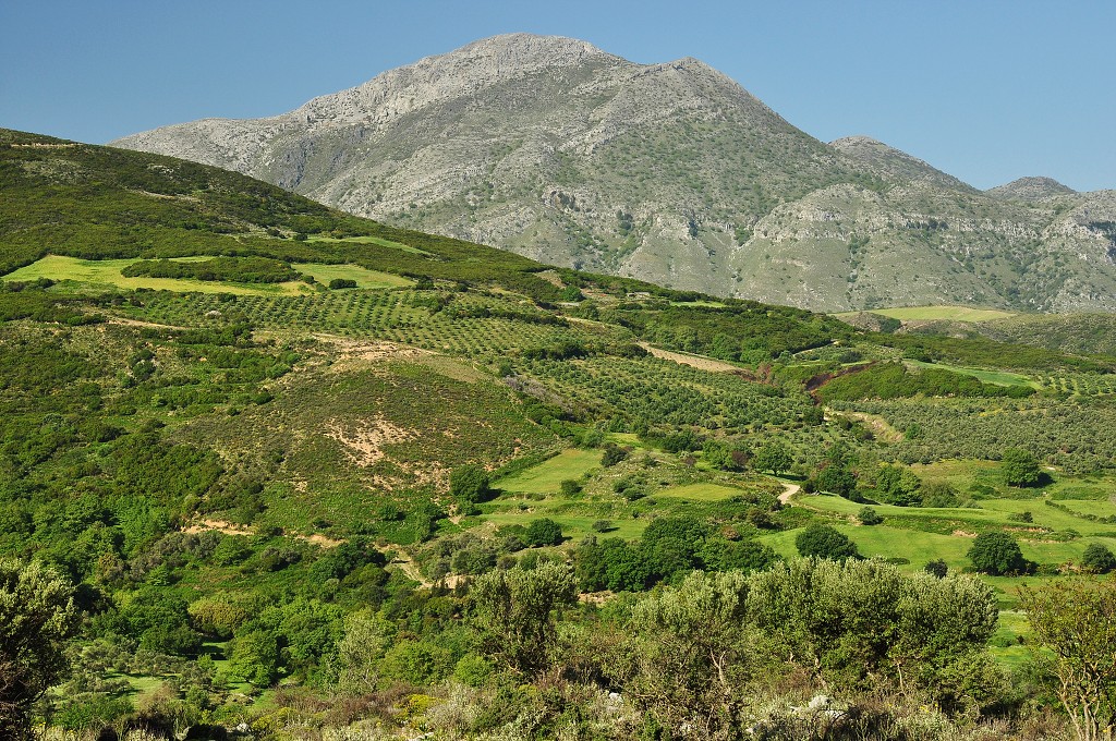 Kréta - vnitrozemí v okolí vsi Moundros 