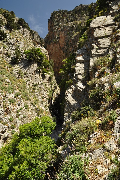 Kréta - soutěska Agios Nikolaos (Gafari) u Zarosu 