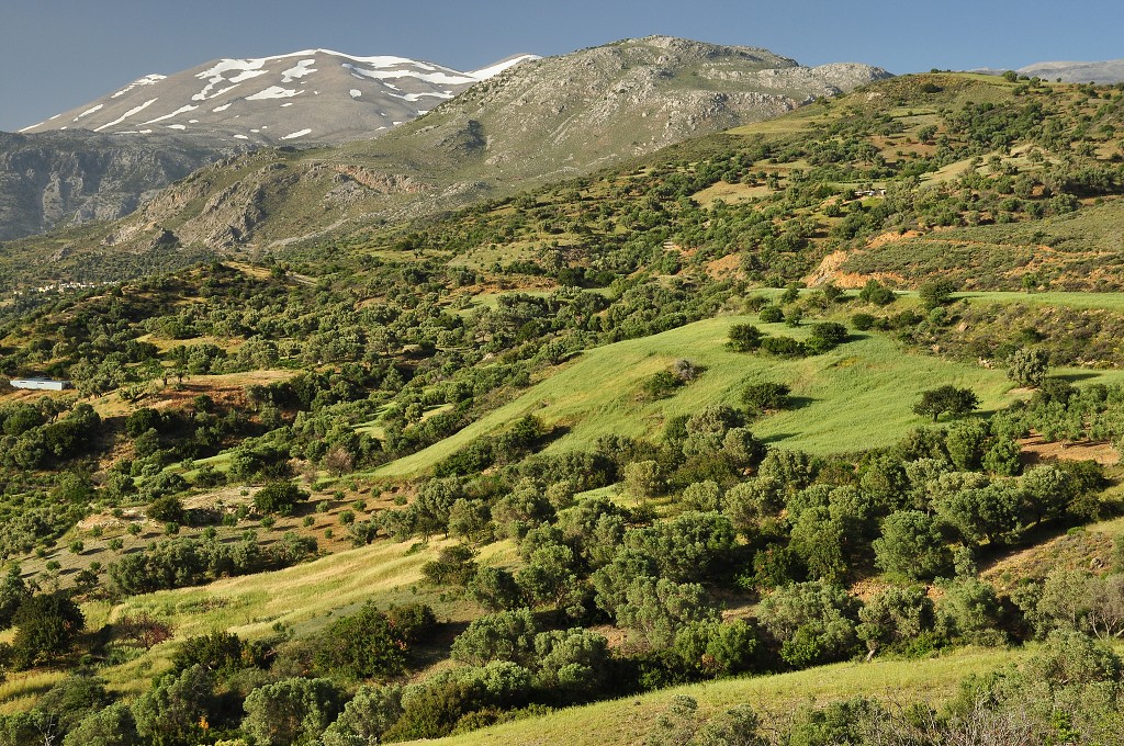 Kréta - pohoří Ída od Kamares 