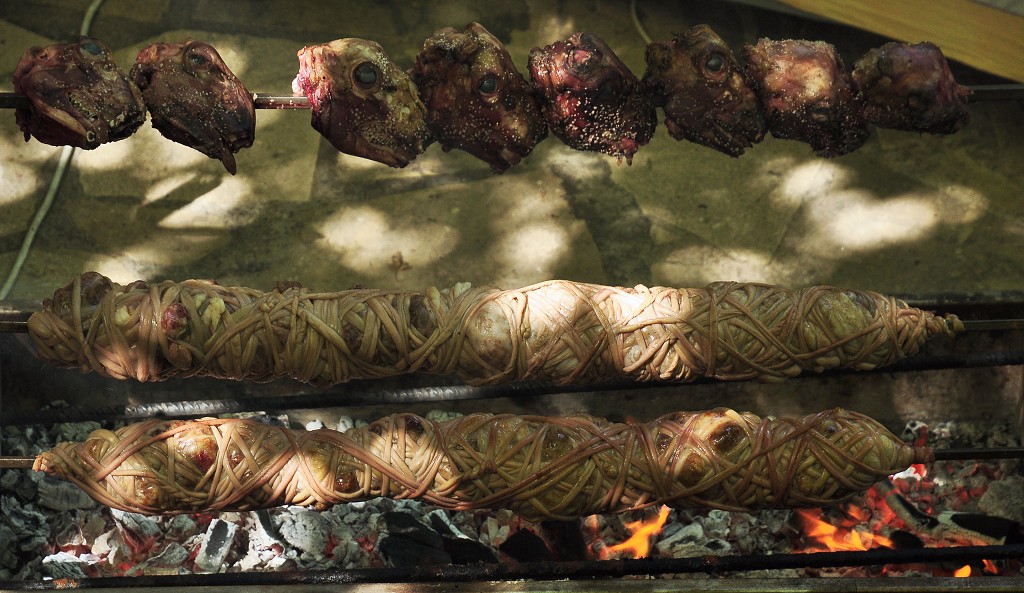 Kréta - Argiroupoli - údolí vody a pramenů, již. od Episkopi 