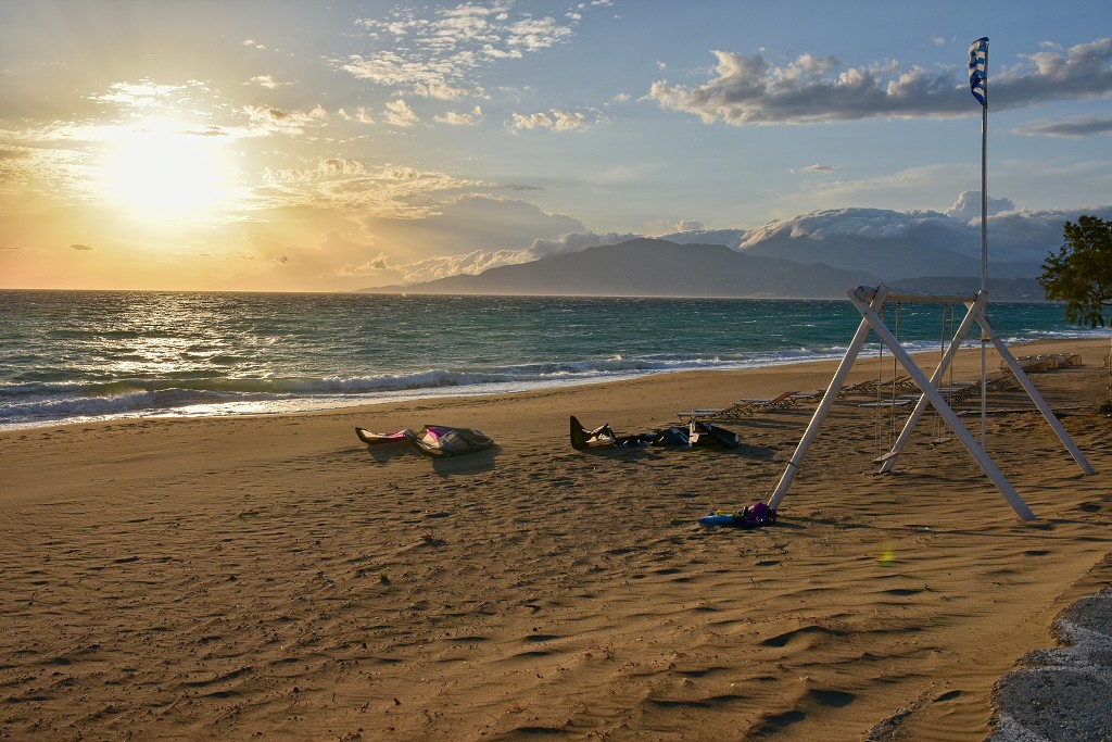 Kréta - Pláž v Kalamaki, již. od Tymbaki 