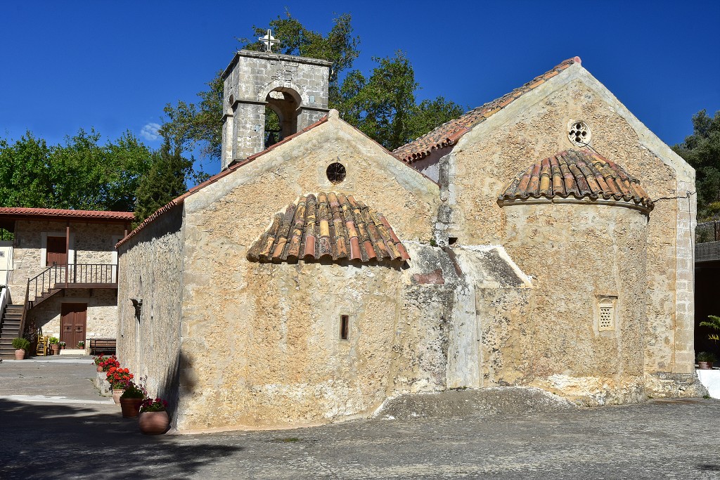 Kréta - Vrontisi monastery, u Zarosu 