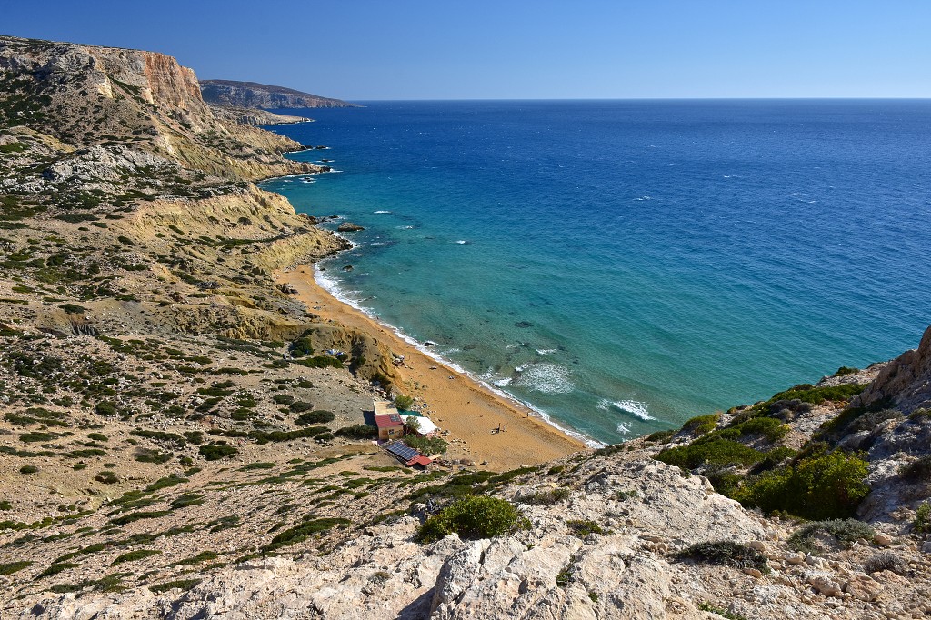 Kréta - Red beach u Mataly, jižní pobřeží 