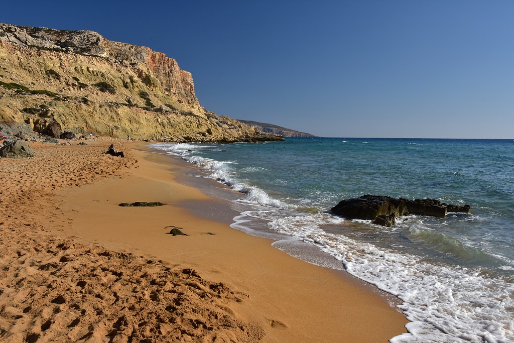Kréta - Red beach u Mataly, jižní pobřeží 