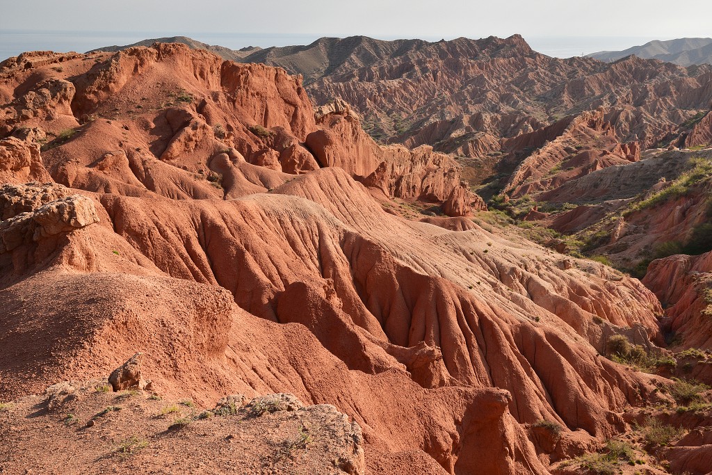 Kyrgyzstán - kaňon Skazka, již. břeh Issyk-Kulu 