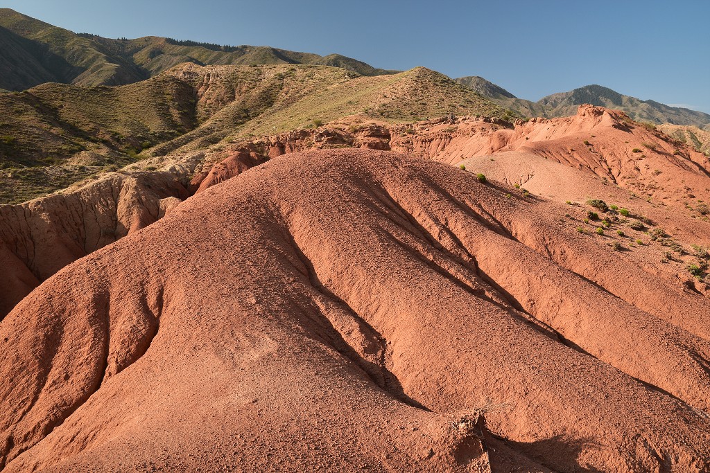 Kyrgyzstán - kaňon Skazka, již. břeh Issyk-Kulu 