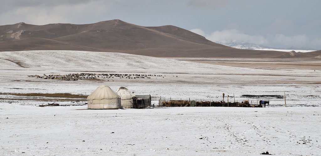 Kyrgyzstán -  od Jangi-Talap k jezeru Song-Köl 