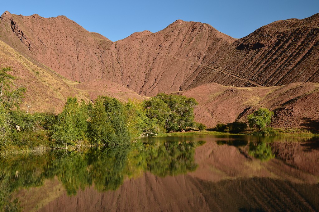 Kyrgyzstán - jezero Ak-Köl, jz. od Čajeku 