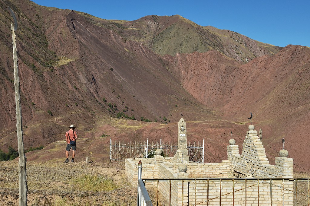 Kyrgyzstán - okolí jezera Ak-Köl, jz. od Čajeku 