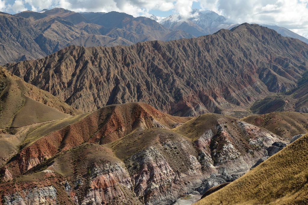 Kyrgyzstán - okolí jezera Ak-Köl, jz. od Čajeku 