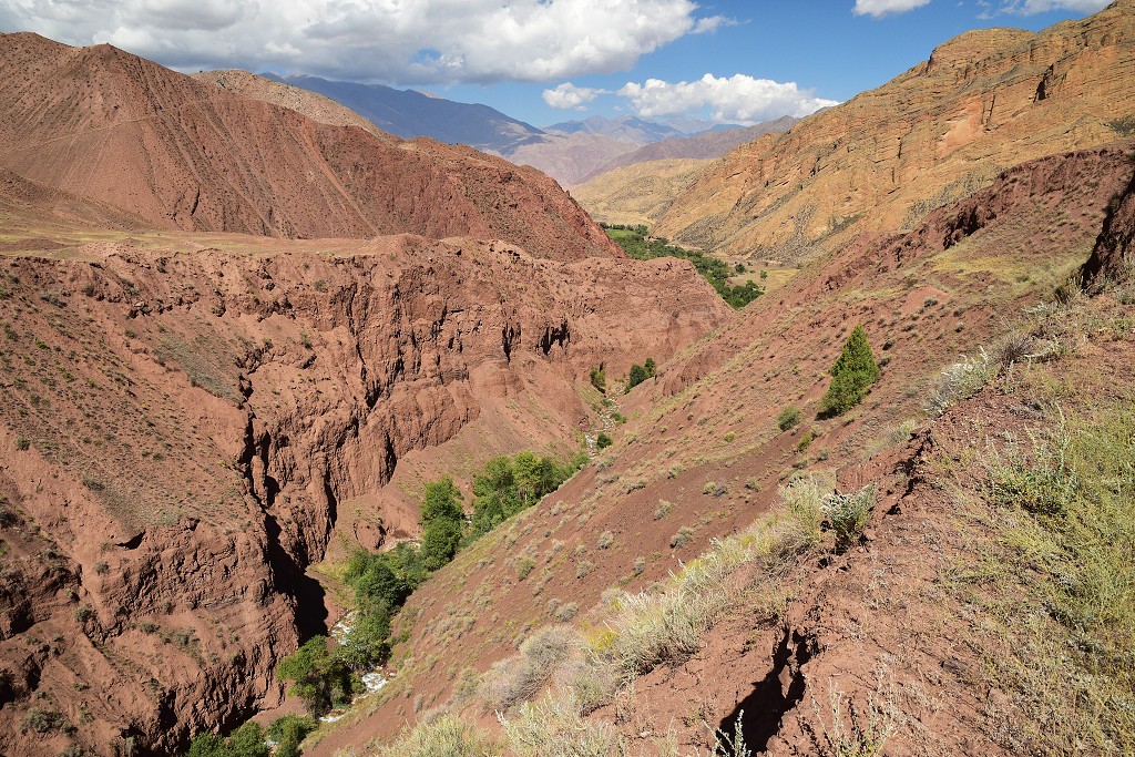 Kyrgyzstán - okolí jezera Ak-Köl, jz. od Čajeku 