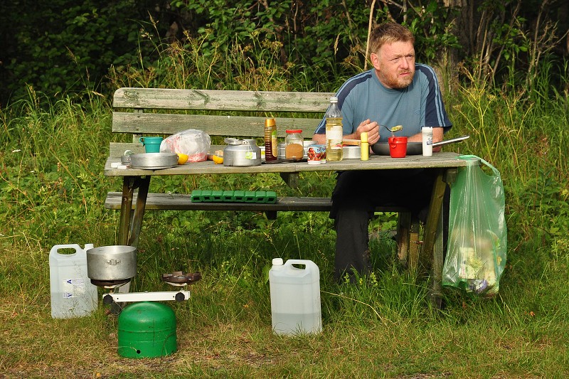 Laponsko 2014 - údolí Vassbotndalen, u Talviku 