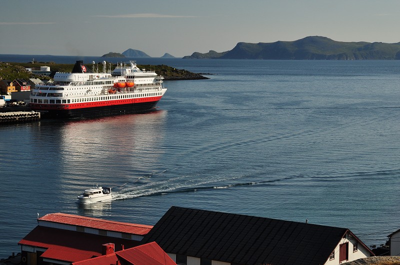 Laponsko 2014 - Hurtigruta v Havøysundu 
