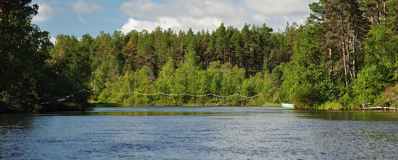 Laponsko 2014 - po řece Lemmenjoki, n.p. Lemmenjoki, Finsko 