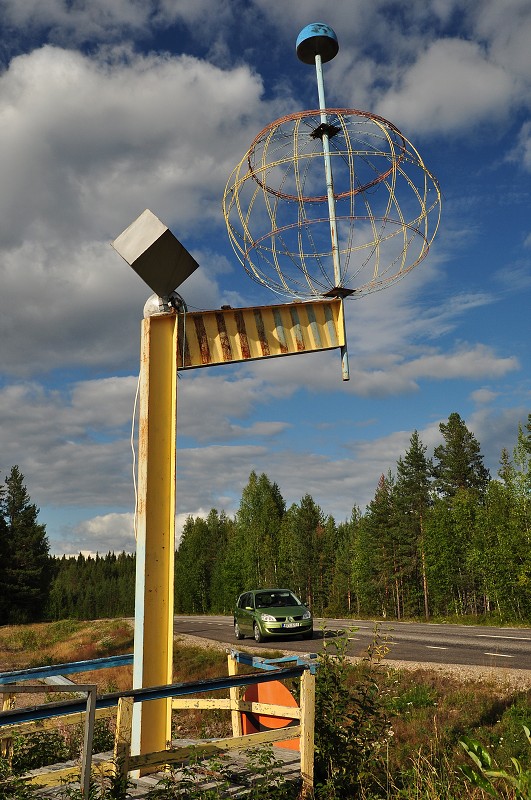 Laponsko 2014 - polární kruh na Road 392, Švédsko 