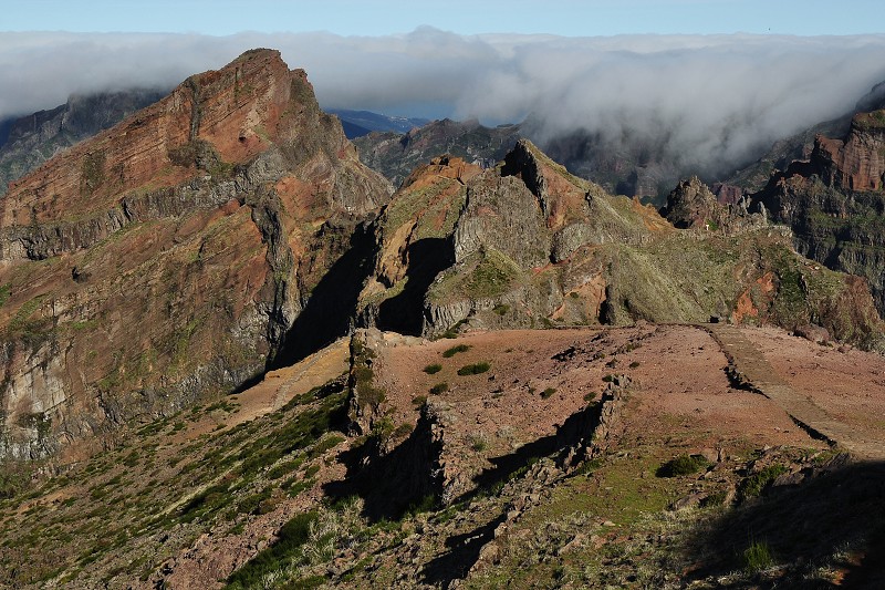 Madeira 2013 - Pico do Gato /1712 m/ + hlavní hřeben 