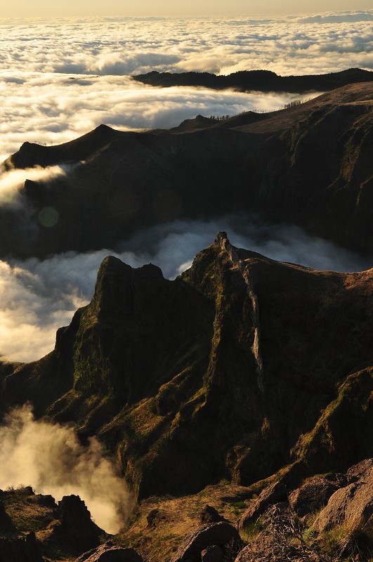Madeira 2013 - východ slunce na Pico do Arieiro 