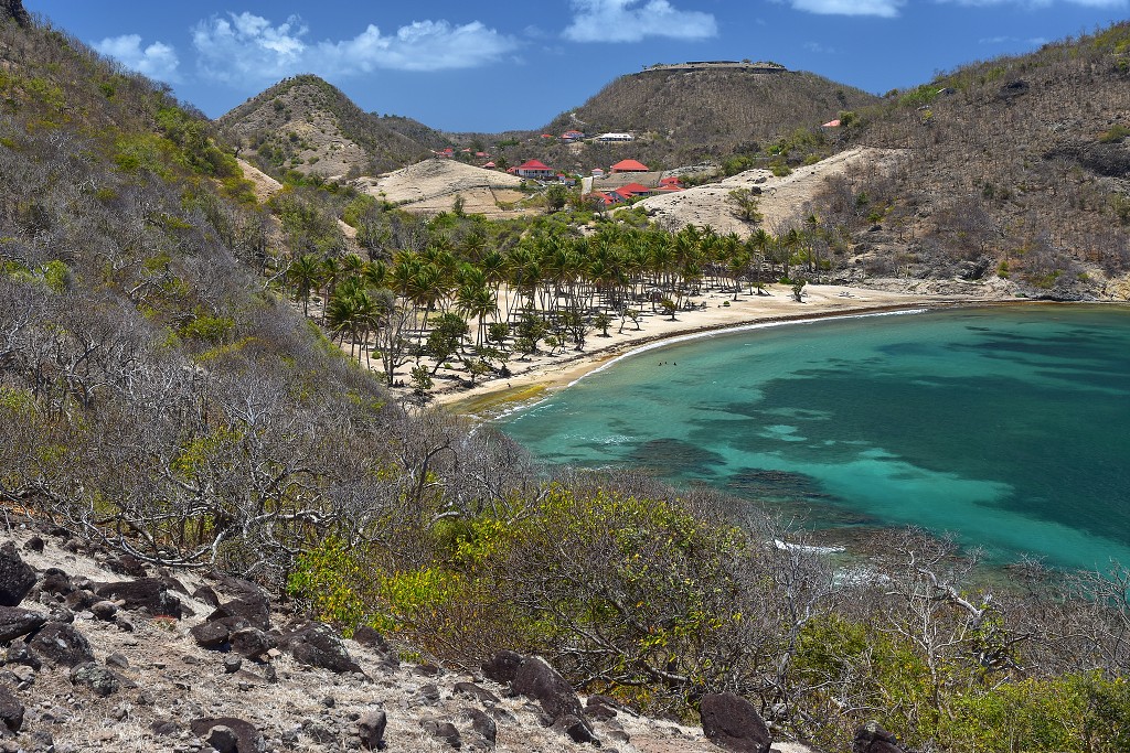Malé Antily - Les Saintes, ostrov Terre de Haut, zátoka De Pompierre