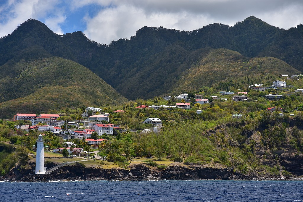 Malé Antily - Guadeloupe - podél záp pobř. na sever