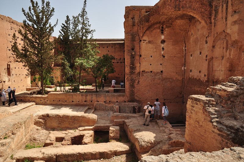 Maroko - Marrákeš - palác El Badi 
