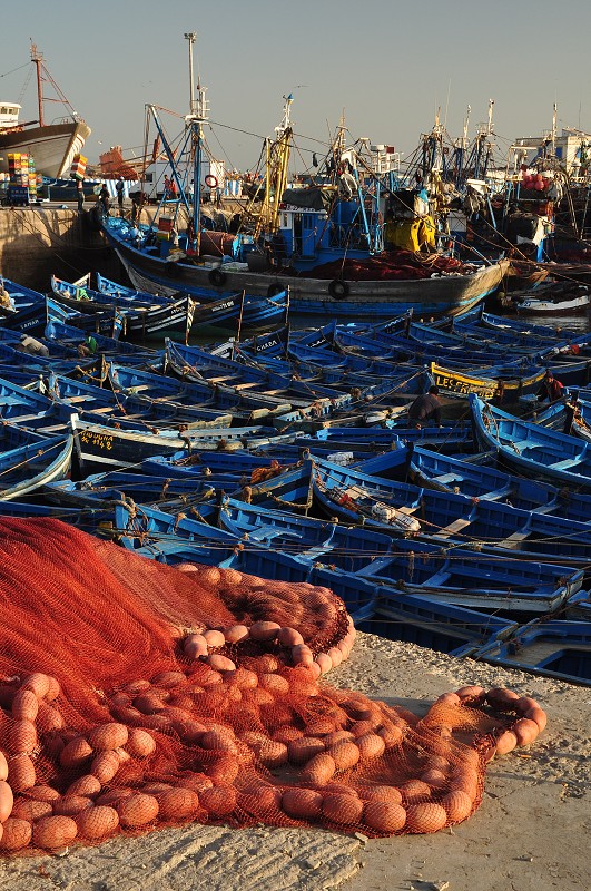 Maroko - Essaouira, přístav 