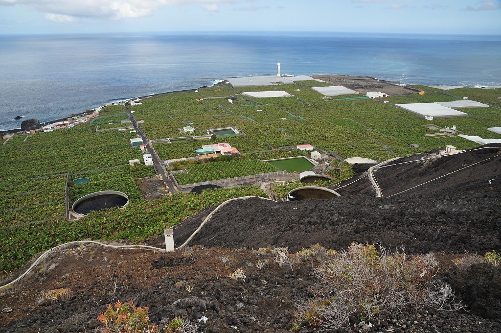 La Palma - Kanáry 2015 - maják u Punta de la Lava, u Puerto Naos 