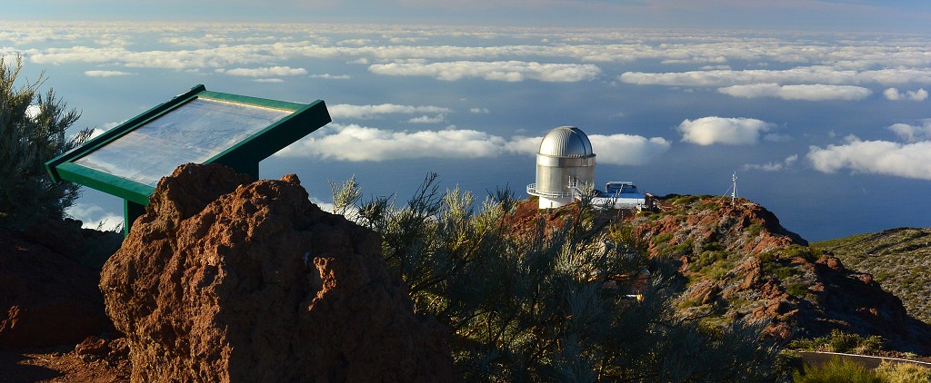 La Palma - Kanáry 2015 - večer na Roque do los Muchachos 