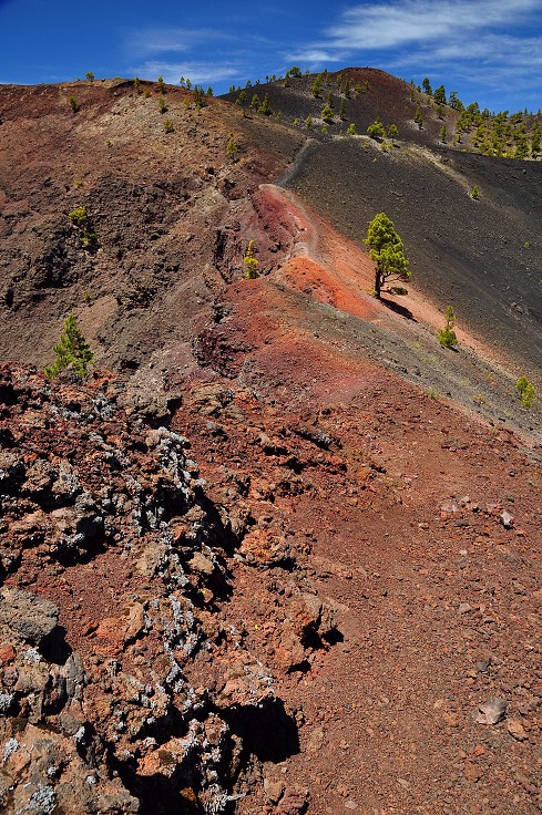 La Palma - Kanáry 2015 - Volcán Martín, hřeben Cumbre Vieja 