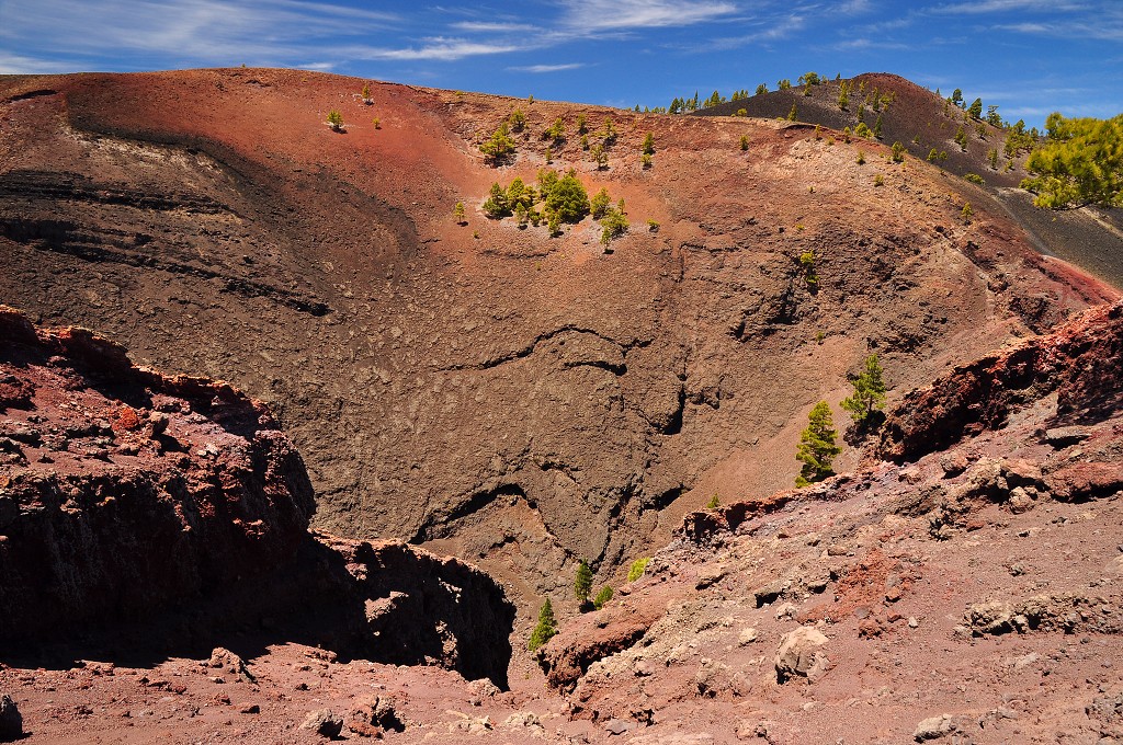 La Palma - Kanáry 2015 - Volcán Martín, hřeben Cumbre Vieja 