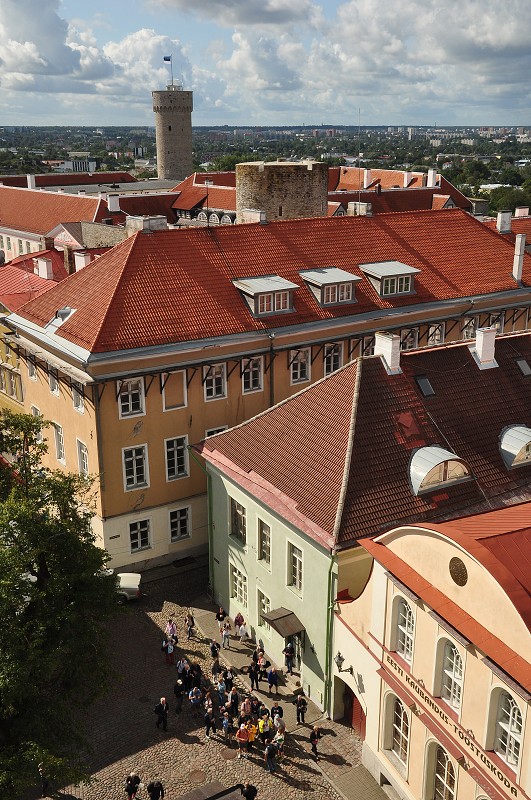 Pobaltí 2014 - výhled z věže katedrály Sv. Panny Marie, Tallin 