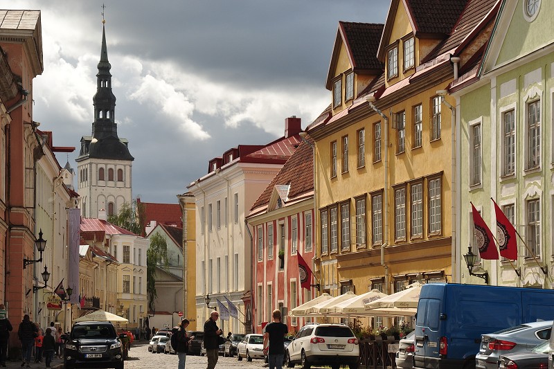Pobaltí 2014 - ulice Lai, hist. centrum, Tallin 