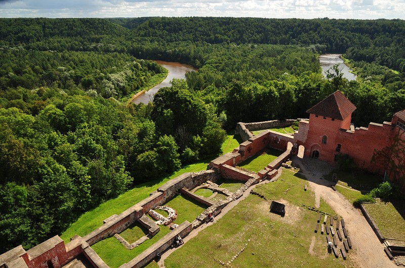 Pobaltí 2014 - hrad Turaida, Lotyšsko 