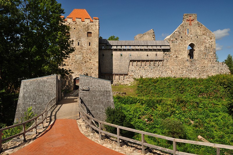 Pobaltí 2014 - Starý hrad, Sigulda, Lotyšsko 