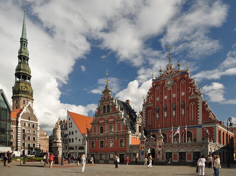 Pobaltí 2014 - Radniční náměstí, Riga, Lotyšsko 