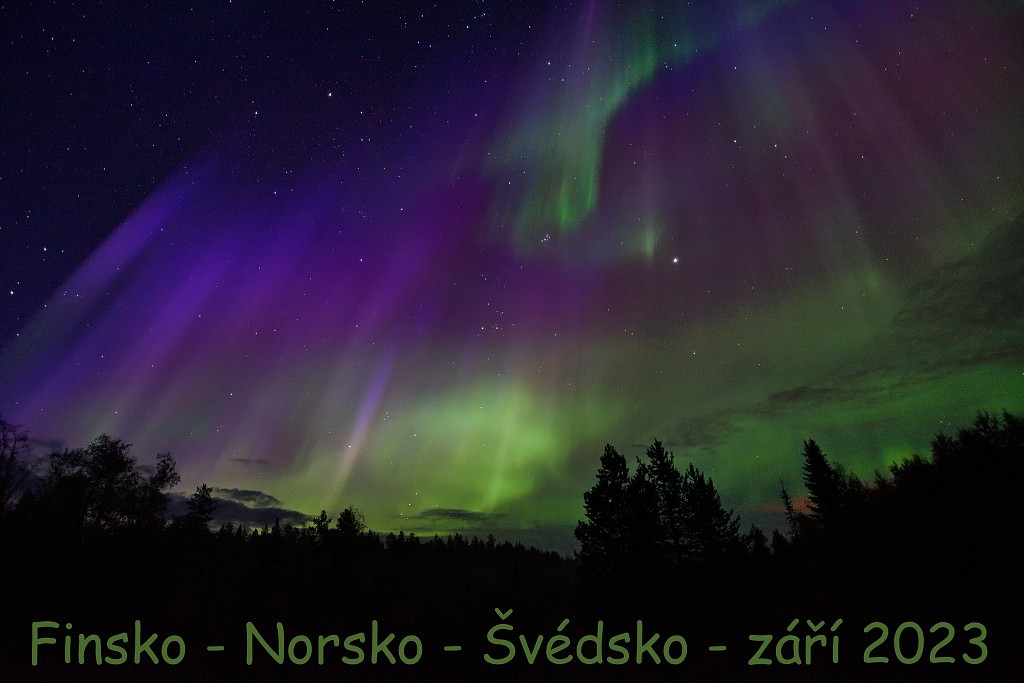 Finsko - Norsko - Švédsko - září 2023