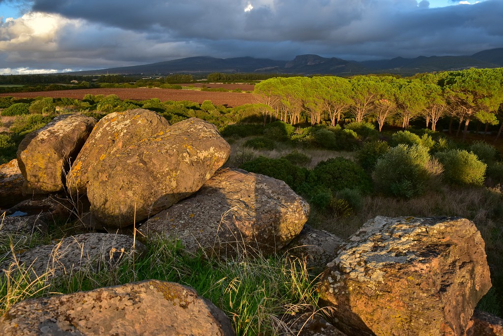 Sardinie - Nuraghe Oratiddo, u Santa Caterina 