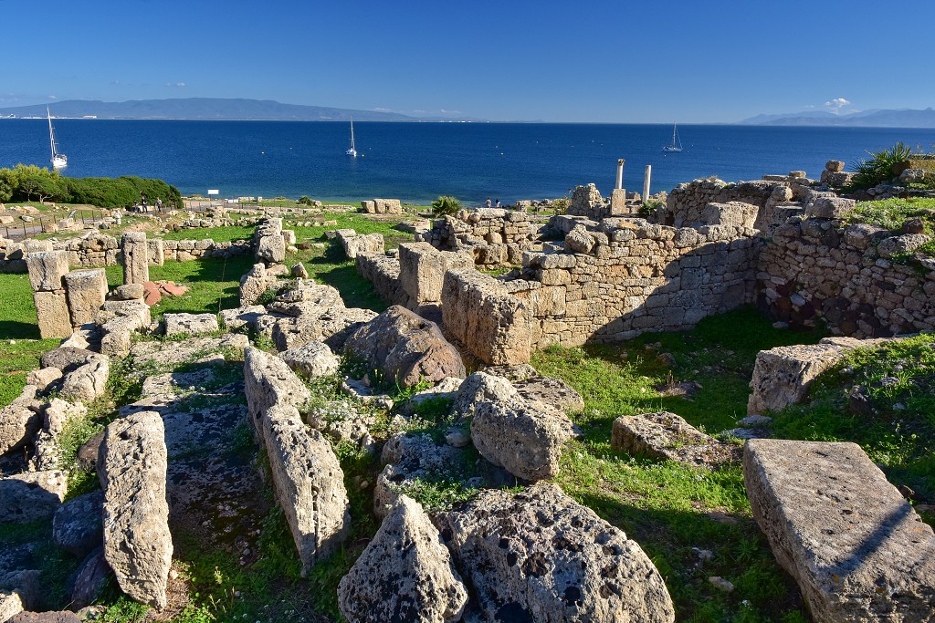 Sardinie - Fénicko-římské město Tharros, poloostr. Sinis 