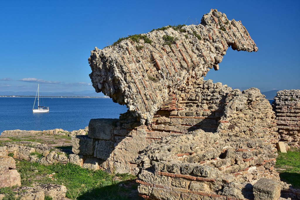 Sardinie - Fénicko-římské město Tharros, poloostr. Sinis 