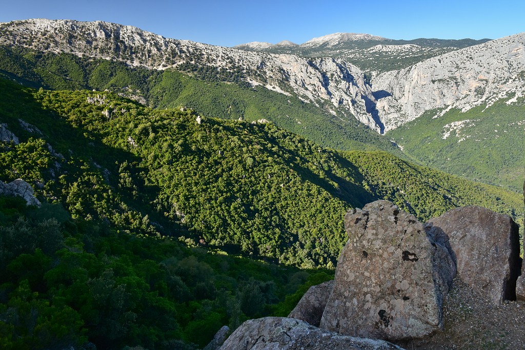 Sardinie - Pohoří Supramonte již. od Dorgali 