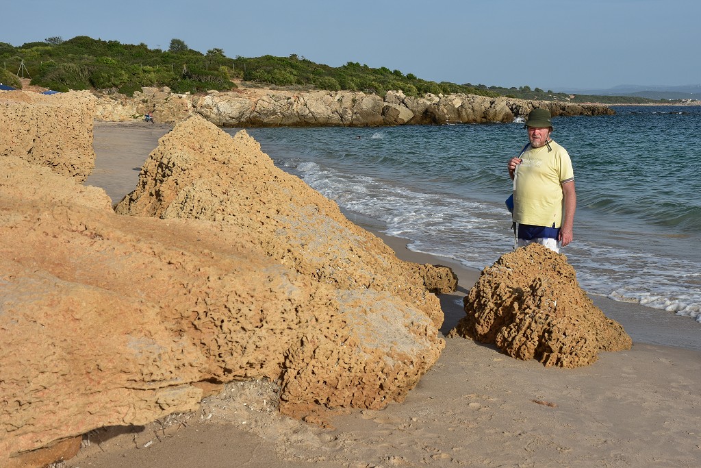Sardinie - Pláž Spiaggia del Lazzaretto, u Alghera 