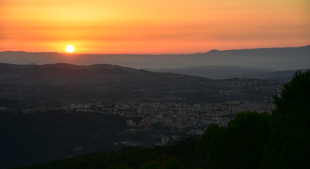 Sardinie - Monte Ortobene nad městem Nuoro 