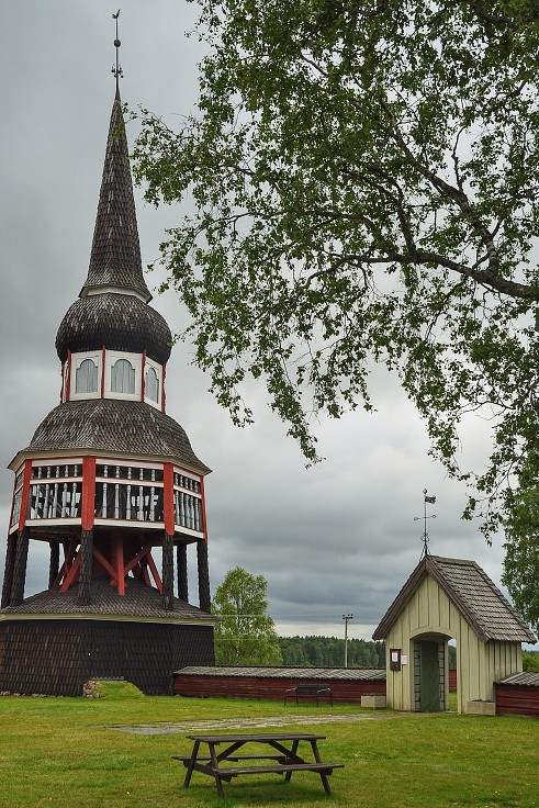 Skandinávie - Älvros kyrka, u Svegu, Šv.