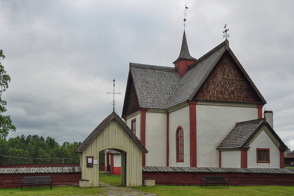 Skandinávie - Älvros kyrka, u Svegu, Šv.